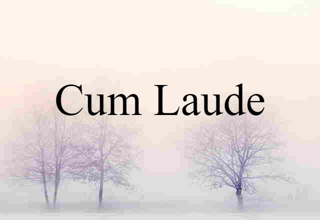 cum laude