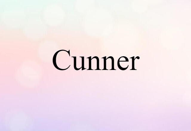 Cunner (noun) Definition, Meaning & Examples