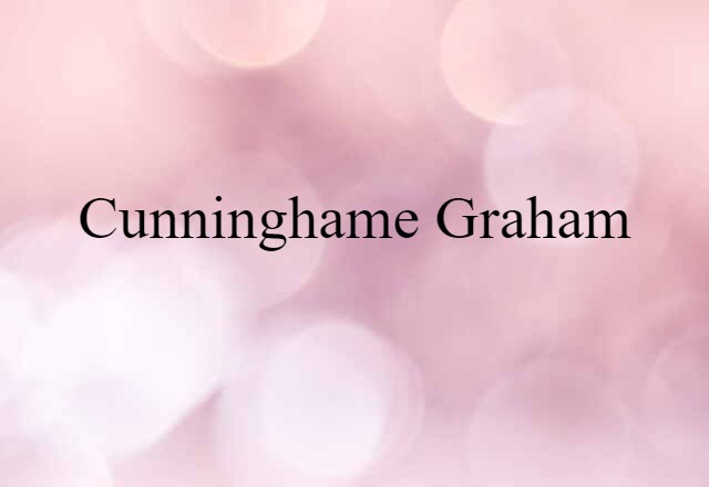 Cunninghame Graham