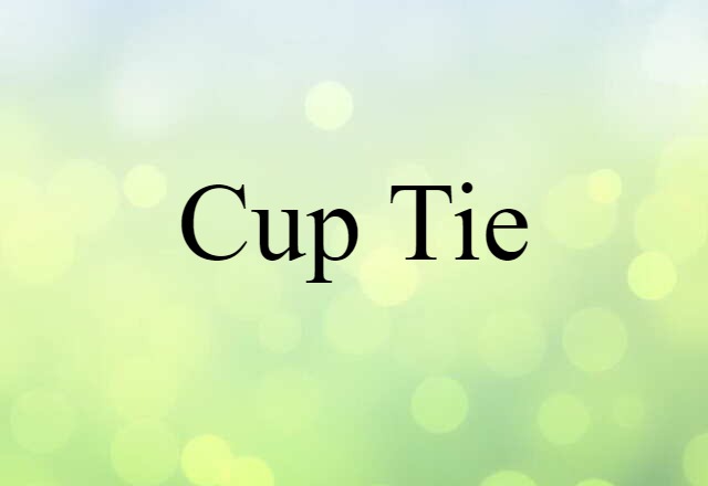 cup tie