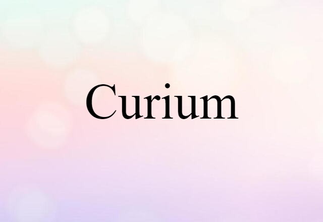 curium