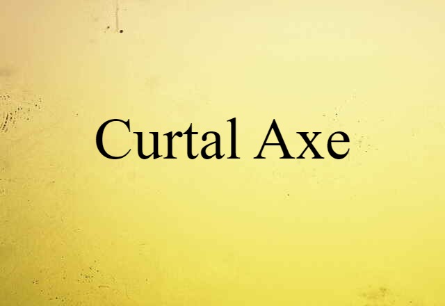 curtal axe