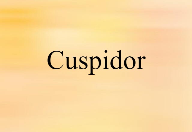 cuspidor