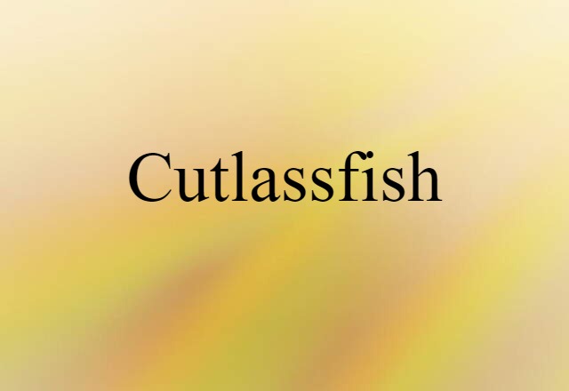 cutlassfish