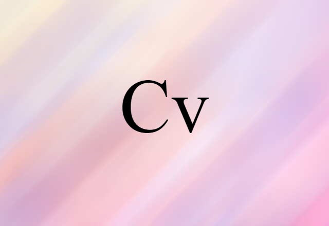 cv