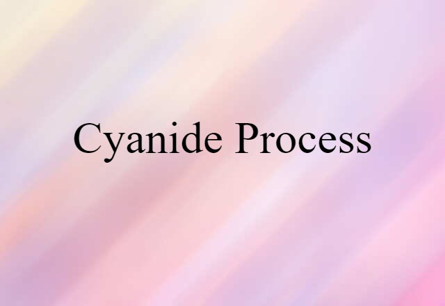 cyanide process