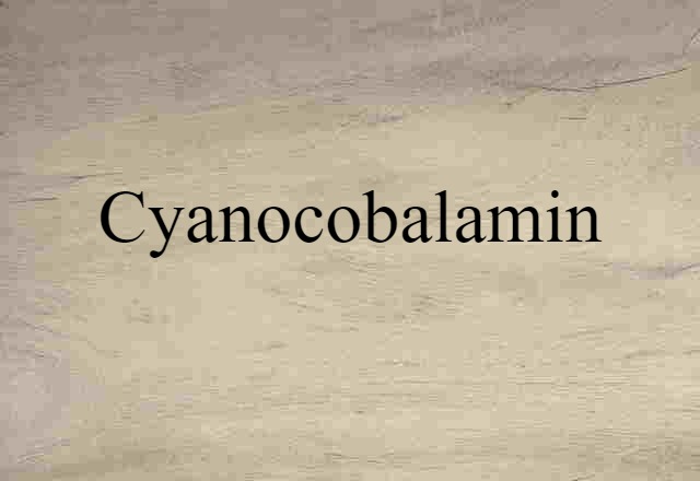 cyanocobalamin