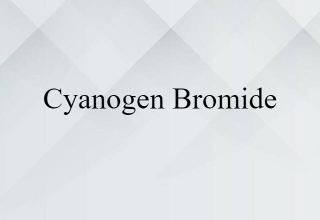 cyanogen bromide