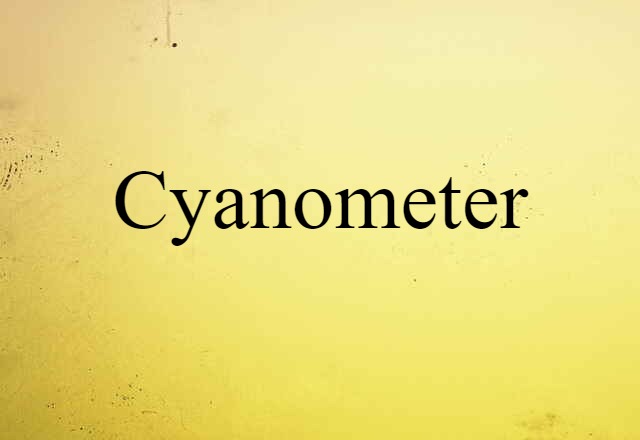 cyanometer