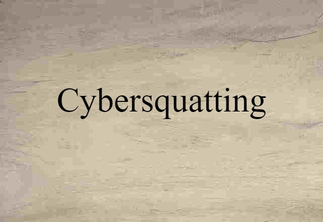 cybersquatting