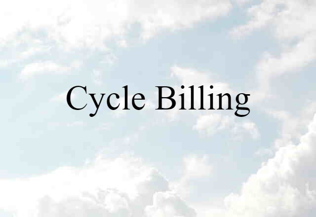 cycle billing