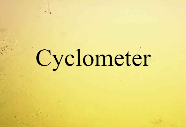 cyclometer