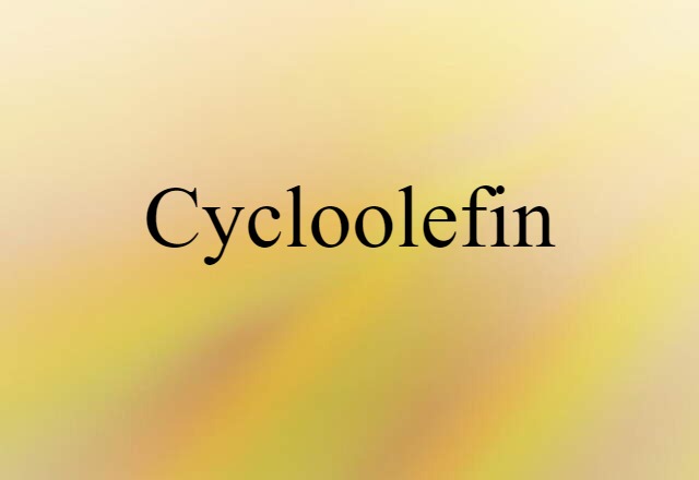 cycloolefin