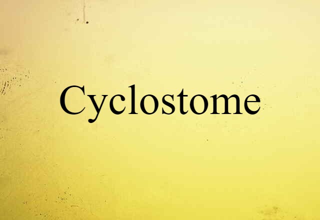 cyclostome