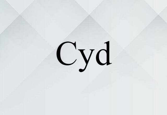 Cyd (noun) Definition, Meaning & Examples