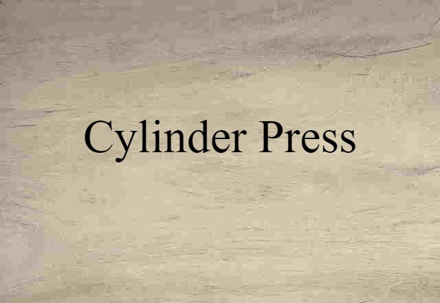 cylinder press