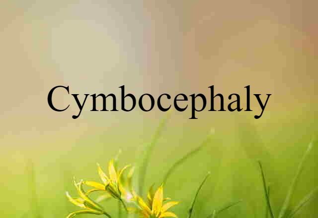 cymbocephaly