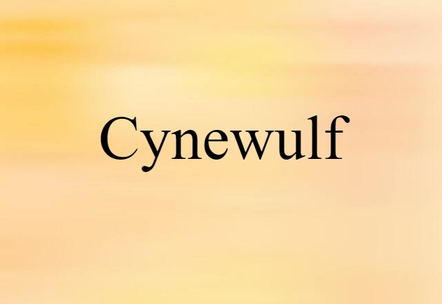 Cynewulf