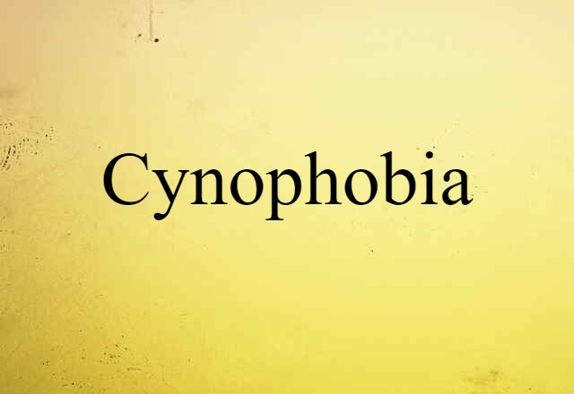 cynophobia