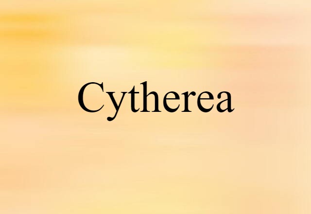 Cytherea