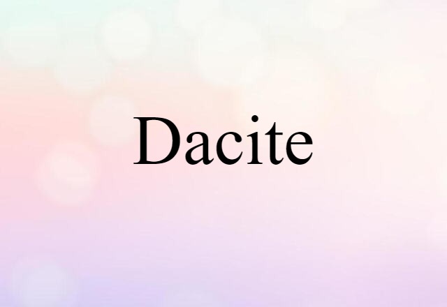 dacite