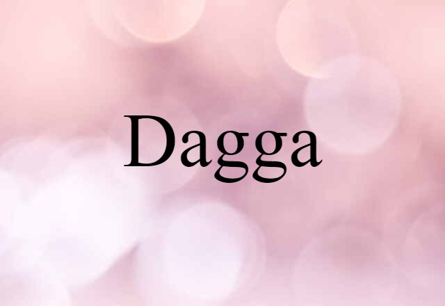 dagga