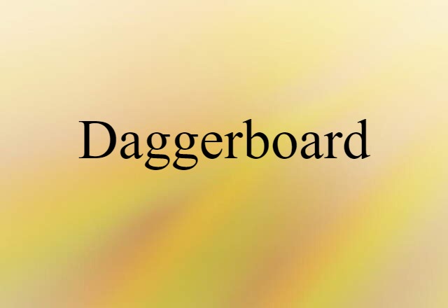 daggerboard