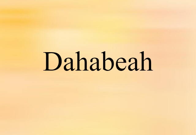 dahabeah