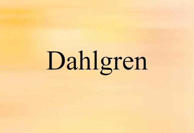 Dahlgren