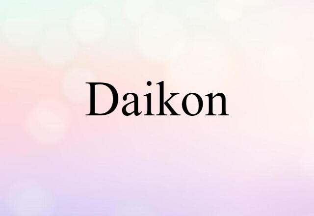 daikon