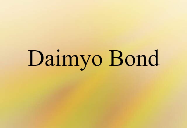 daimyo bond