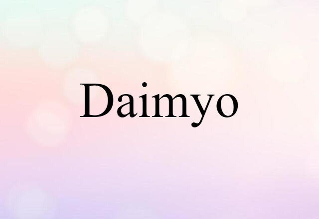 daimyo