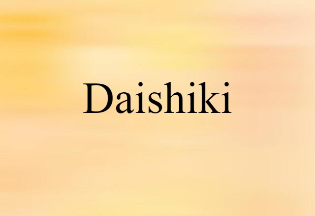 daishiki