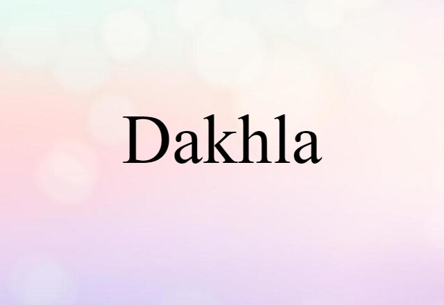 Dakhla