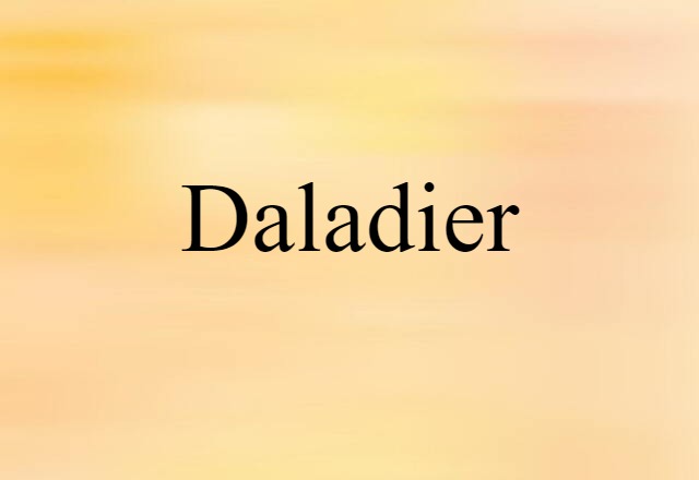 Daladier