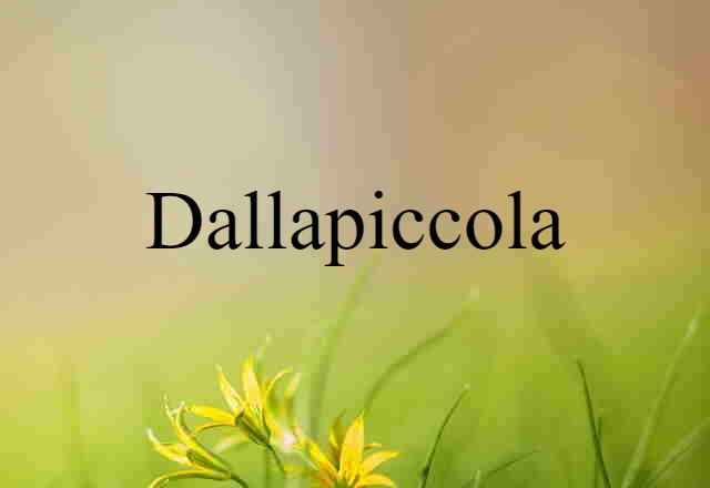 Dallapiccola