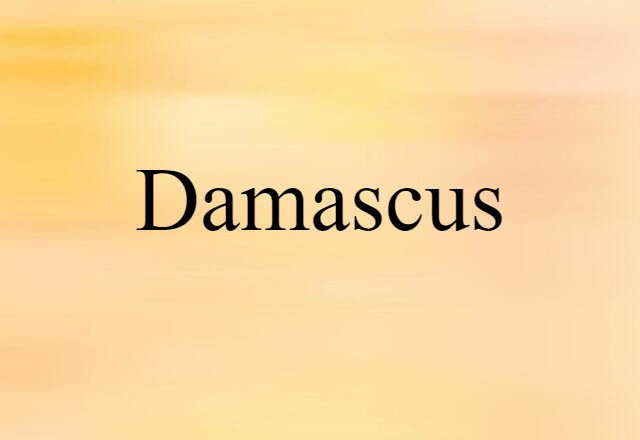 Damascus