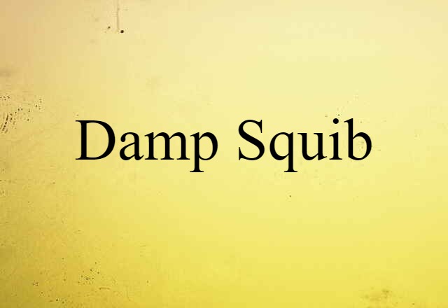 damp squib