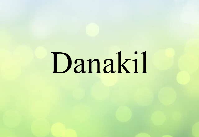 Danakil