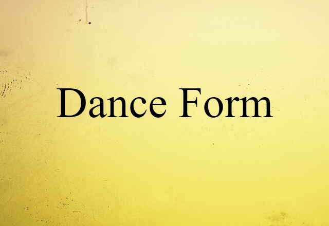 dance form