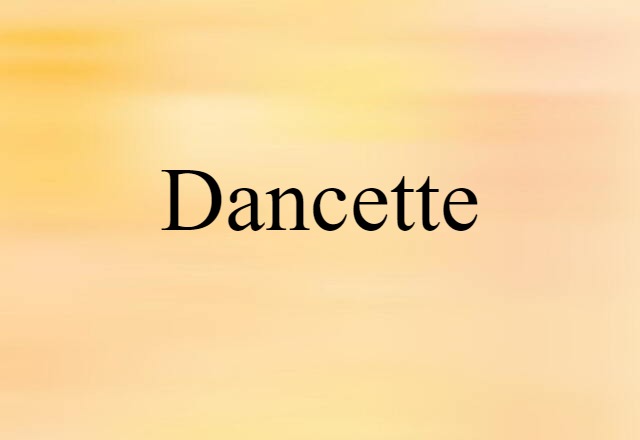 dancette