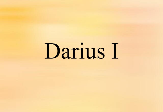 Darius I