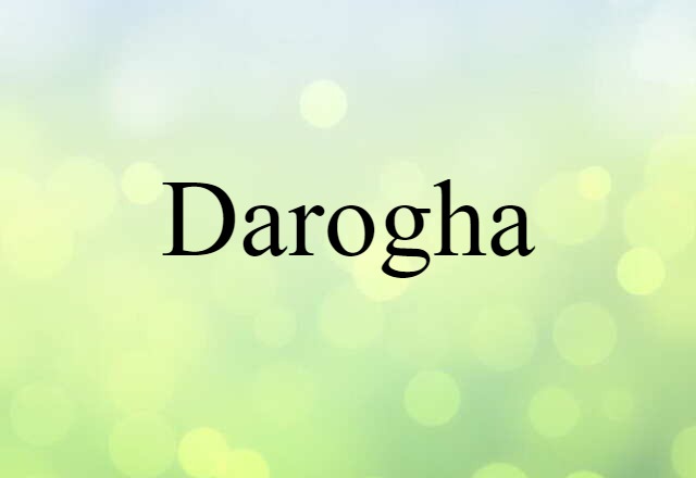 darogha