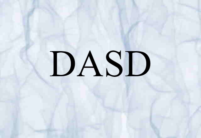 DASD (noun) Definition, Meaning & Examples