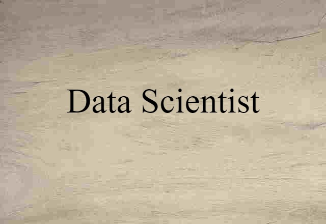 data scientist