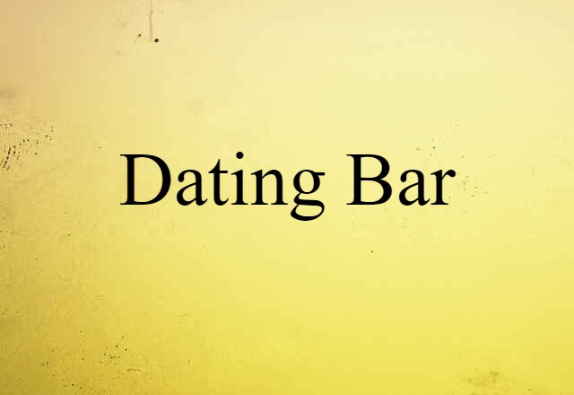 dating bar