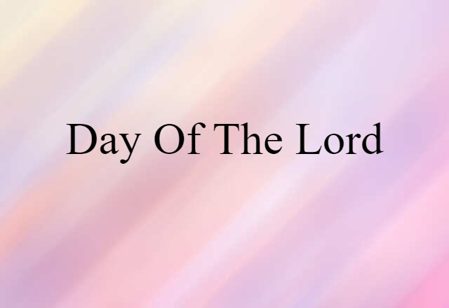 Day of the Lord