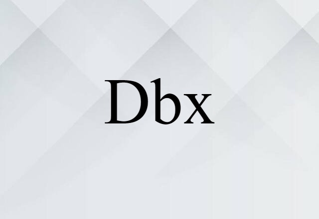 dbx