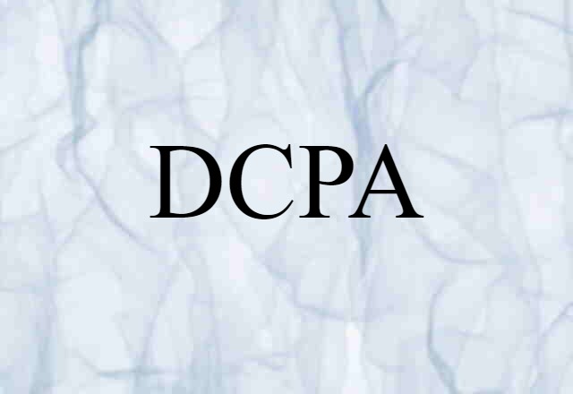 DCPA (noun) Definition, Meaning & Examples