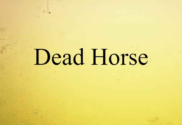 dead horse